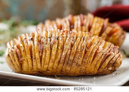 Hasselback potatoes