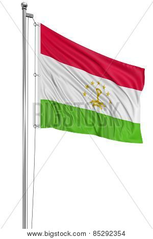 3D Tadjik flag