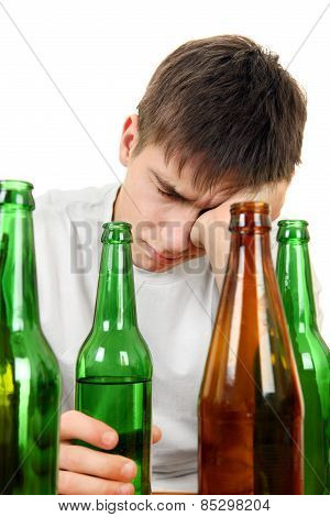Teenager In Alcohol Addiction