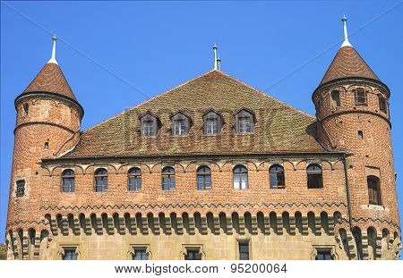 Fragment Of Lausanne Castle In Summer