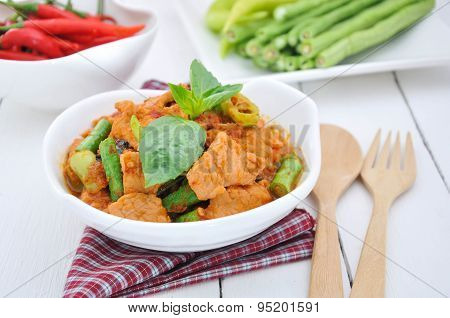 Fried Pork Curry.