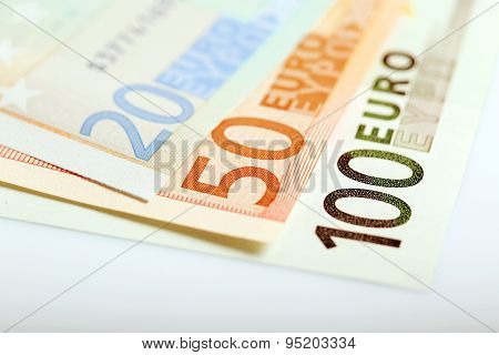 Euro Money Closeup