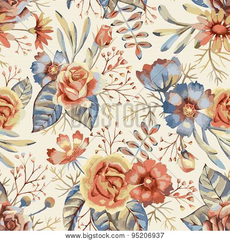 Watercolor Seamless Pattern