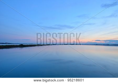 Sunset On The Saline