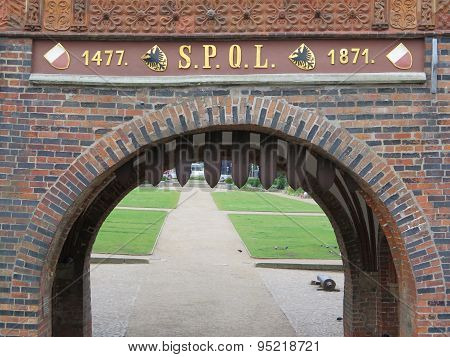 Holsten Gate In Lubeck