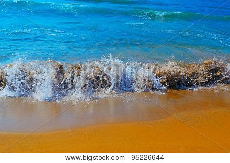 Small Waves In Porto Ferro