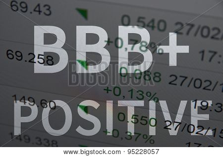 BBB+ positive