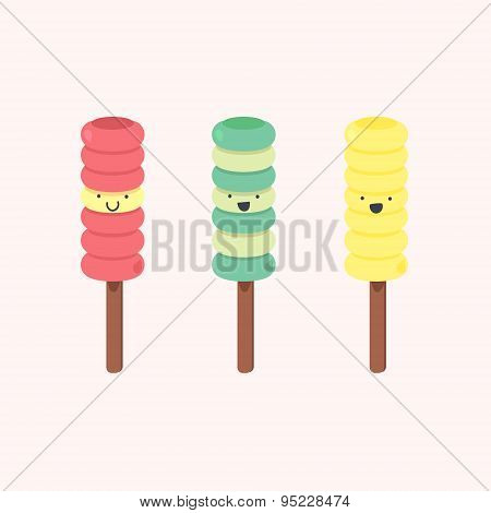Vector Set Of Ice-creams