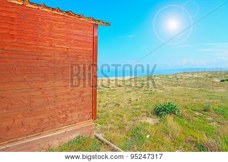 Wooden Cabin By The Shore In Platamona Beach