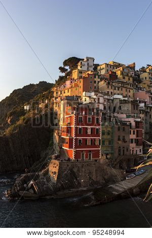 Riomaggiore In Cinque Terre In Italy