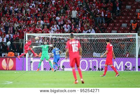 Uefa Europa League Final Football Game Dnipro Vs Sevilla