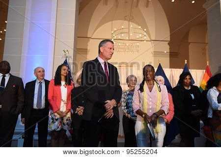 Mayor de Blasio & Chirlane McCray