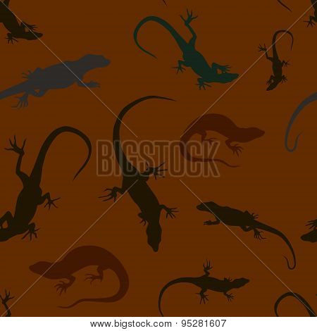 Lizard pattern vector