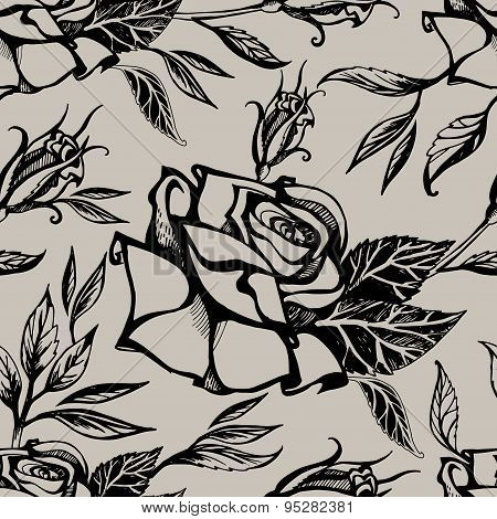 Vector Seamless Floral Pattern