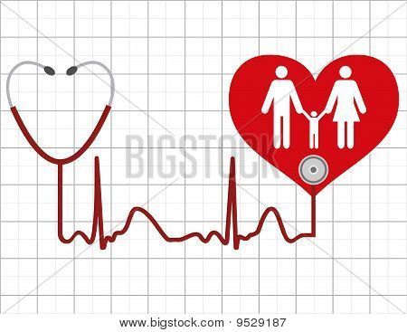 Семейный уход вектор