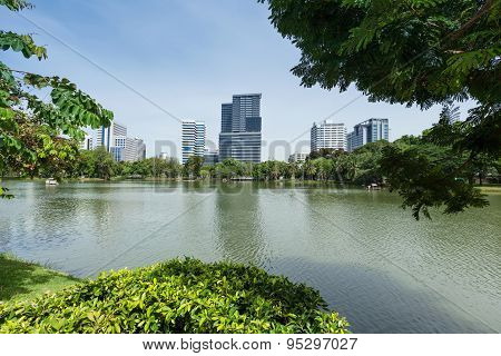 Lumphini Park In Bangkok