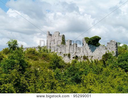 The remains of a Croatian fortress