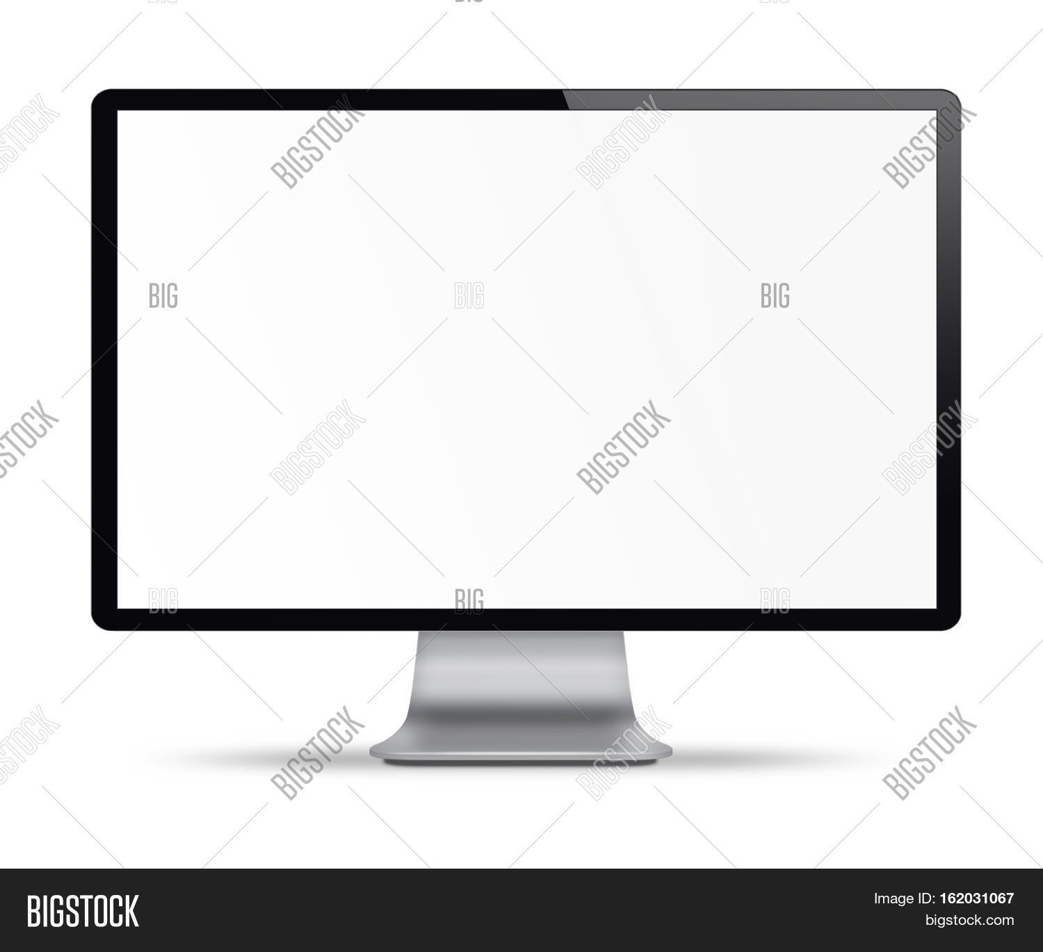 Computer Display White Image & Photo (Free Trial) | Bigstock
