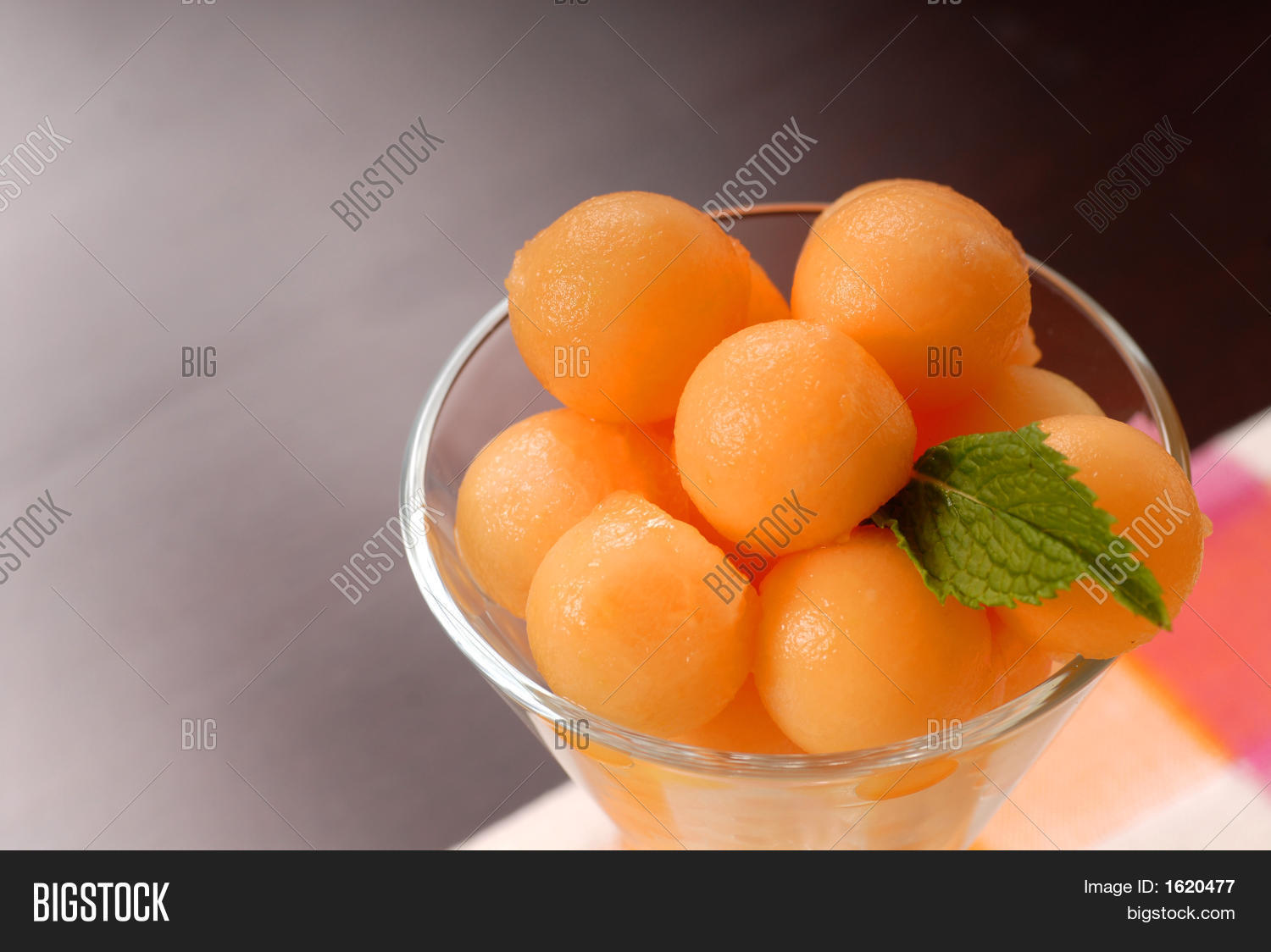 Fresh Cantaloupe Balls Image & Photo (Free Trial) Bigstock