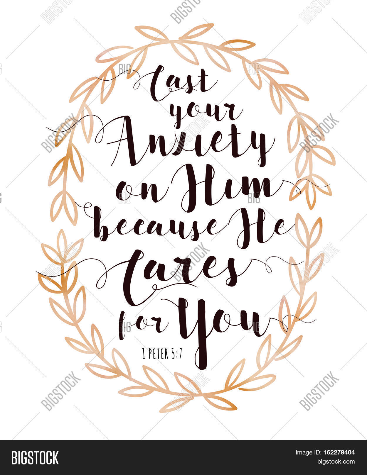 Solid Your Nervousness Upon Graphic Image (Absolutely free Demo) Bigstock photograph regarding Free Printable Bible Verses to Frame named Solid Your Nervousness Upon Picture Photograph (Absolutely free Demo) Bigstock