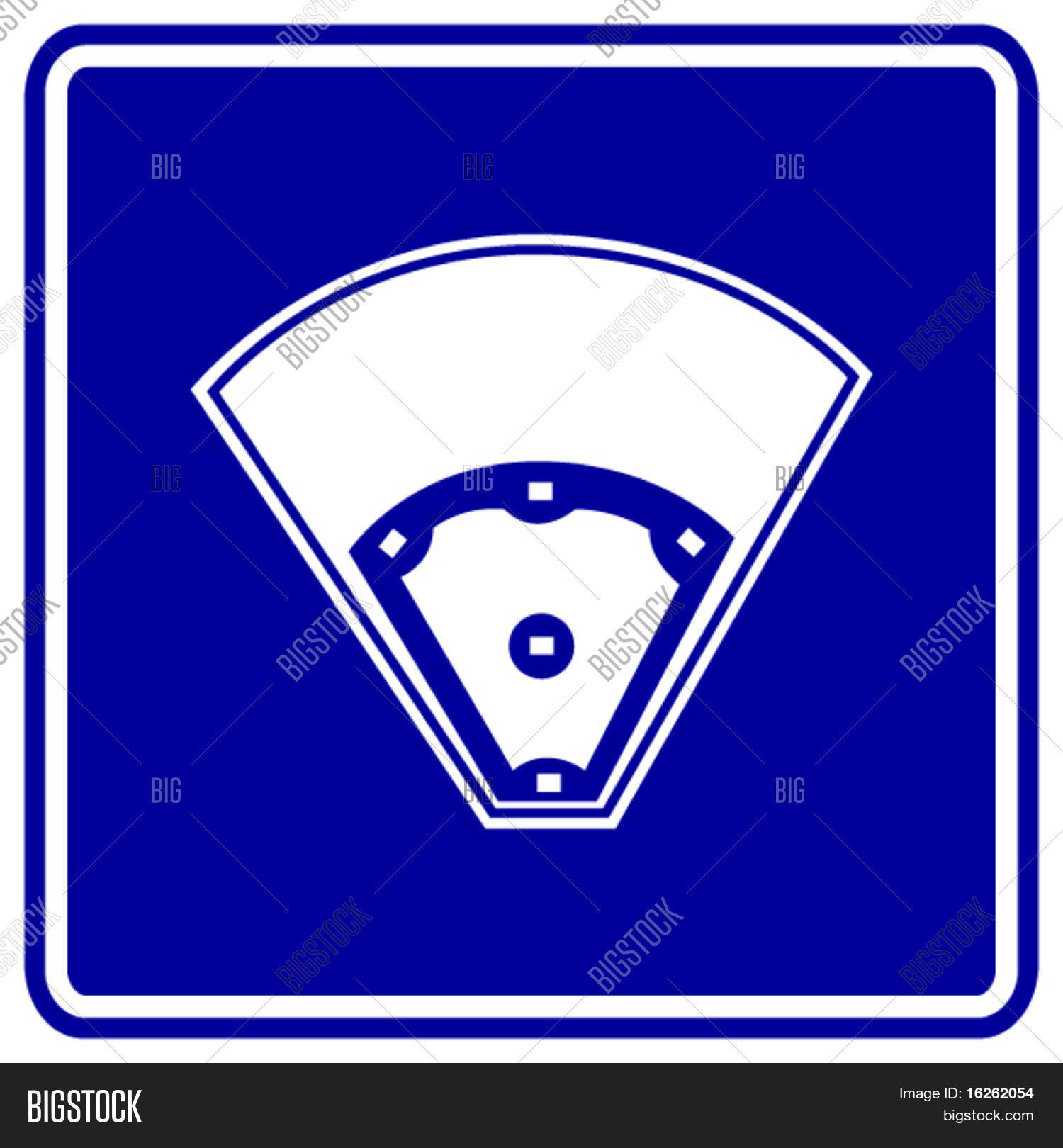 Baseball Field Sign Vector & Photo (Free Trial) Bigstock
