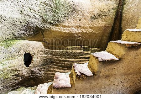 Cave ar Bet Guvrin national park. Israel.