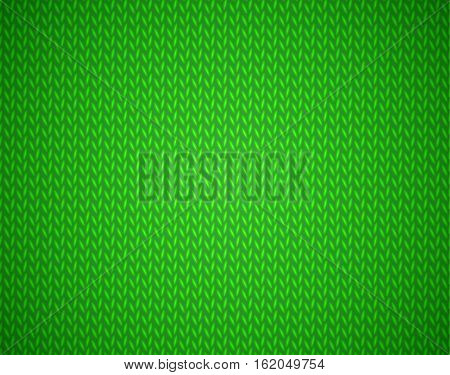 Christmas green background with knit vector texture