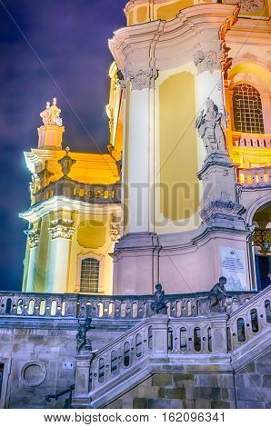 Saint Yura Church In The Lviv City