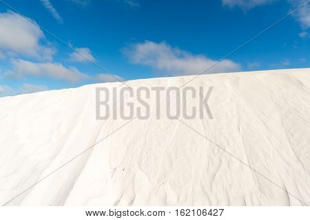 View of Lancelin Sand Dunes in Western Australia. This place for Surfing in Sand. Famous of Families enjoying. Landscape View .