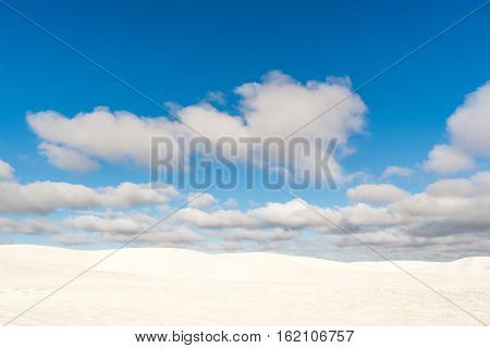 View of Lancelin Sand Dunes in Western Australia. This place for Surfing in Sand. Famous of Families enjoying. Landscape View .