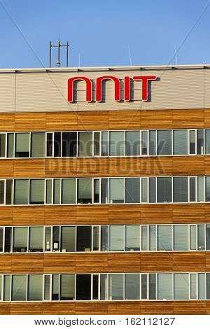 Prague, Czech Republic - December 16: Nnit International It Service Provider Company Logo On Czech H