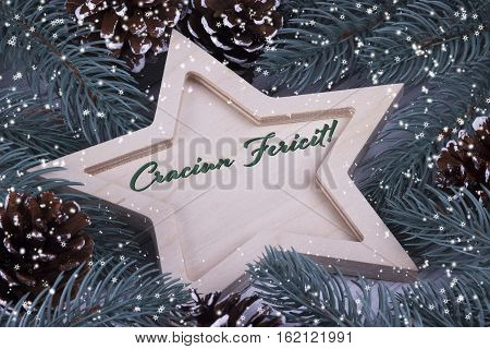 Christmas Greeting Card Craciun Fericit