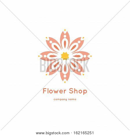 Decorative flower element. Ornamental vector symbols. Circle colorful icon. Isolated abstract colorful vector logo. Vector vintage mandala logotype. Kaleidoscope flower.Decorative flower element. Ornamental vector symbols. Circle colorful icon. Isolated a