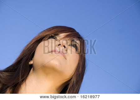 Attraktiv ung modell