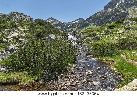 Landscape with River near Sivrya peak, Pirin Mountain, Bulgaria