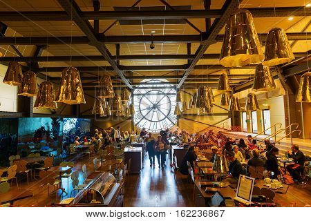 Giant Clock Of Musee Dorsay, Paris, France