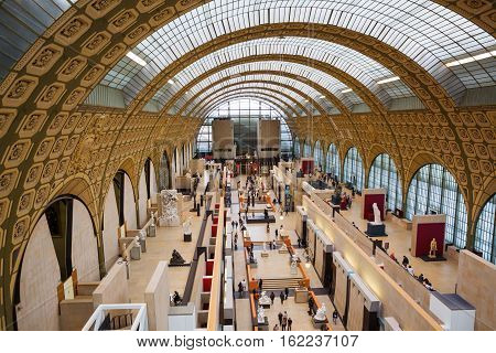 Interior Of The Musee Dorsay, Paris, France