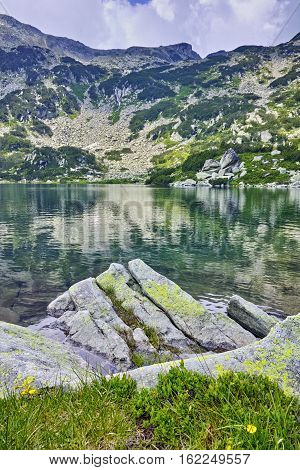 Banderishki chukar peak and Banderitsa fish lake, Pirin Mountain, Bulgaria