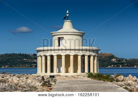 Amazing panorama around Lighthouse of St. Theodore at Argostoli,Kefalonia, Ionian islands, Greece