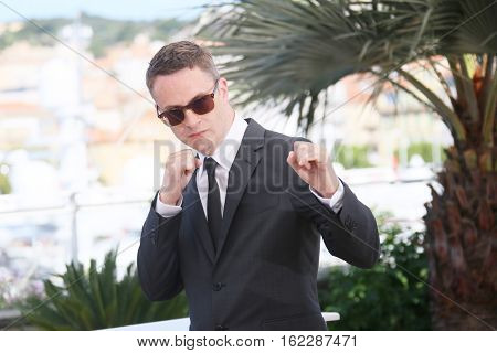 Nicolas Winding Refn attends the 'The Neon Demon' photocall during the 69th annual Cannes Film Festival at Palais des Festivals on May 20, 2016 in Cannes, France.
