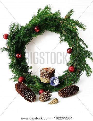decoration items for Christmas and New Year holidays photo for micro-stock