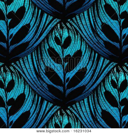 เวกเตอร์พื้นหลังใบ openworked รูปสวยงามไร้รอยต่อ