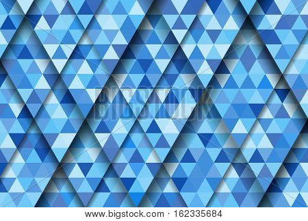 Vector abstract color mosaic background for design brochure website flyer card. Abstract geometric background with triangles shapes and shadows. Stock vector eps10