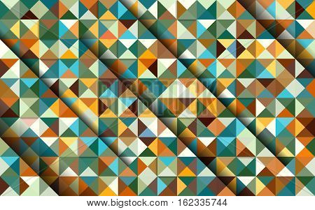Vector abstract color mosaic background for design brochure website flyer card. Abstract geometric background with triangles shapes and shadows. Stock vector eps10