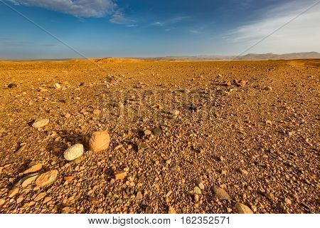 Hamada Desert Near Ouarzazate In Morocco