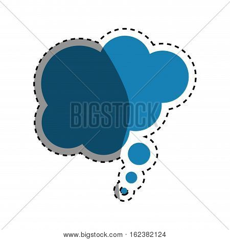 Bubble comic speakbox icon vector illustration graphic