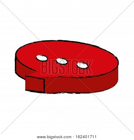 Bubble comic speakbox icon vector illustration graphic design