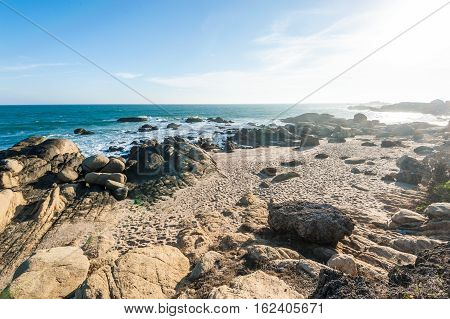 Indian Ocean coast in Kanyakumary the southernmost point of the Indian subcontinental Tamil Nadu India