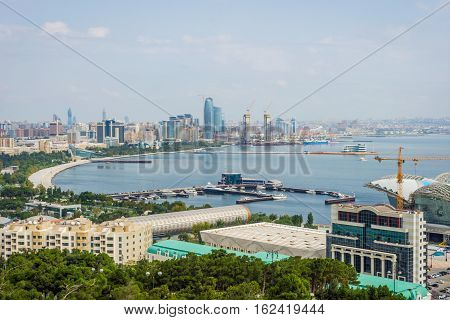 View Over Baku, Azerbaijan