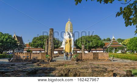 Wat Phra Si Rattana Mahathat or Wat Yai is a Buddhist temple in Phitsanulok Thailand